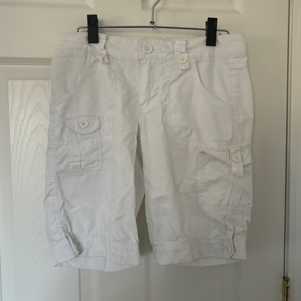 Women’s White Be Bop Shorts Size 5‎